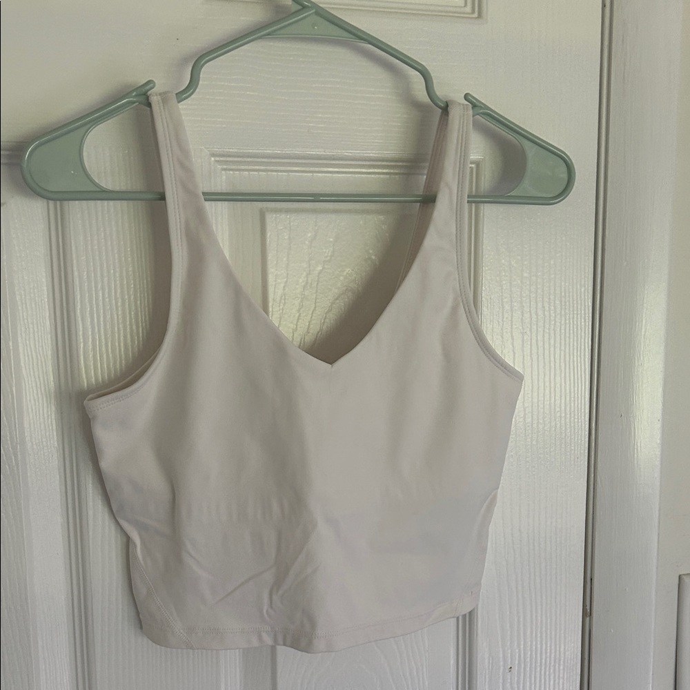 Women’s White Workout Tank Top